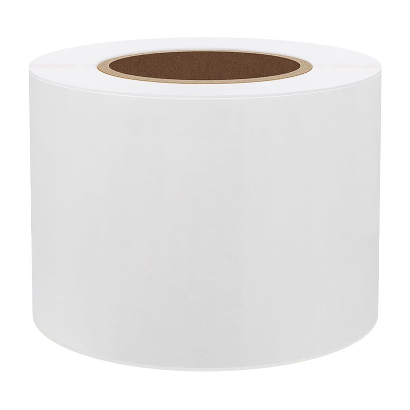 Hybsk 2x4 inch Rectangle Square Crystal Clear Retail Package Seals Circle Wafer Stickers/Transparent Labels (2x4 inch) - Image 1